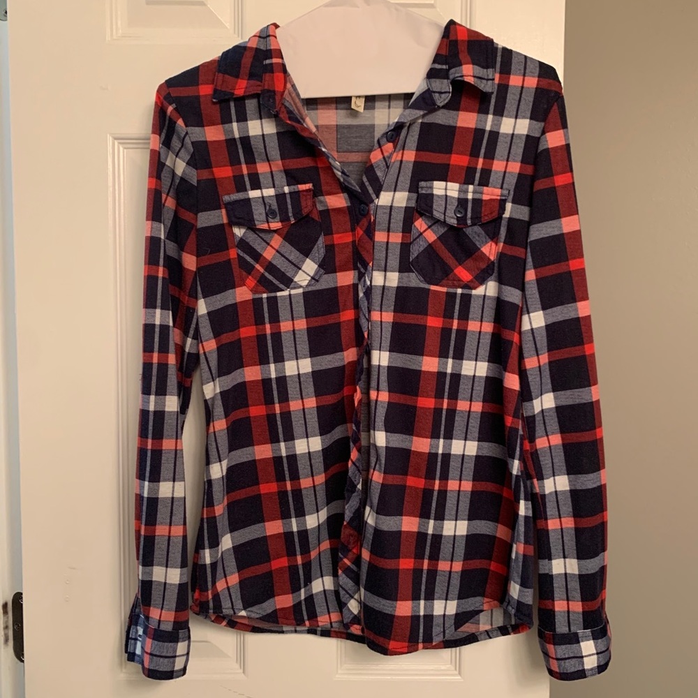 Plaid button up